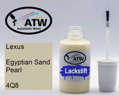 Lexus, Egyptian Sand Pearl, 4Q8: 20ml Lackstift, von ATW Autoteile West.